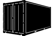 Shipping container silhouette, a Transportation Illustration by abu67222 (Thumbnail 12 of 13)