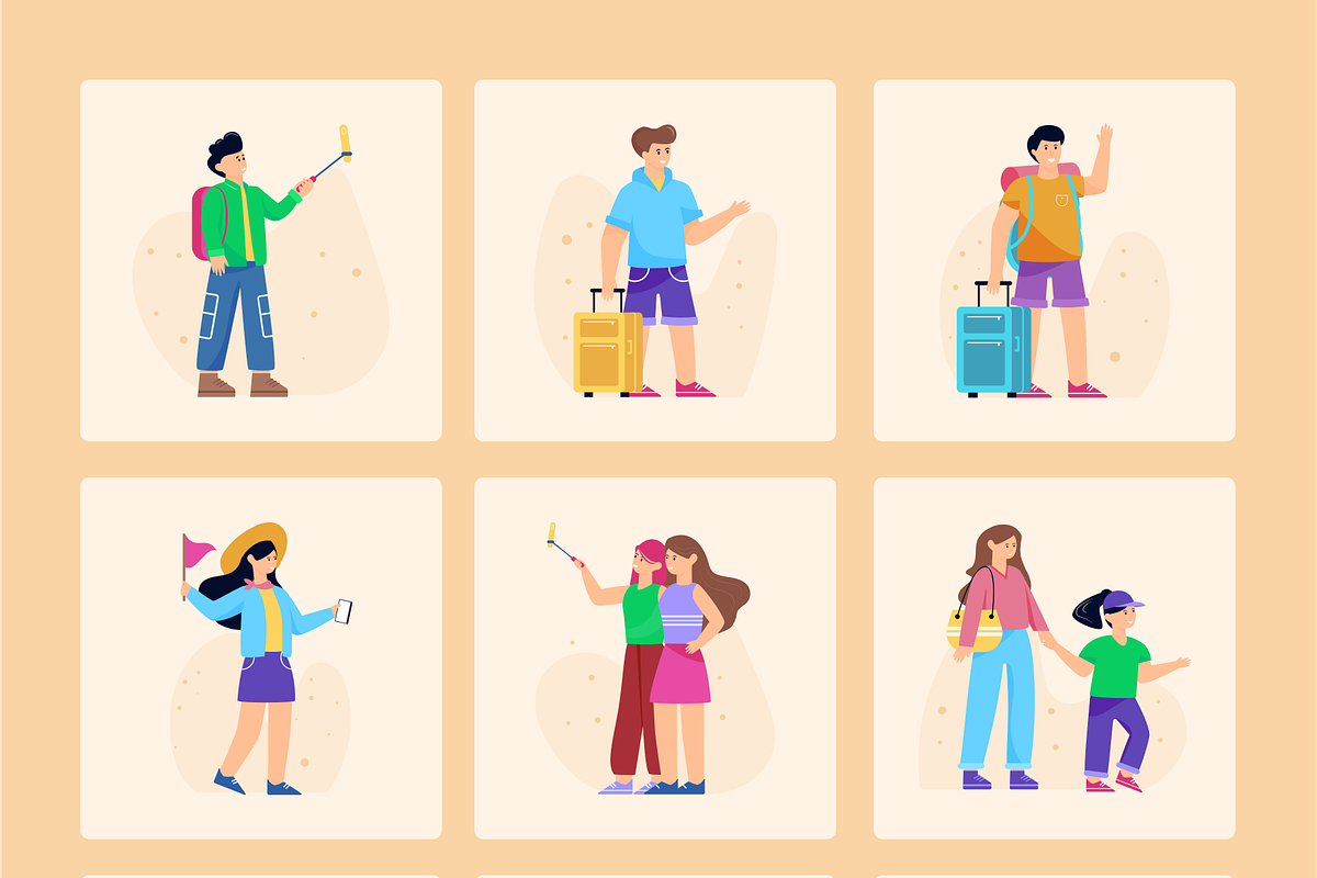 Tourist Vector Set, a Duotone Icon by Brickclay (Photo 5 of 6)
