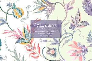 Fairy GARDEN, Patterns, Elements