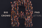 Big Crowd - 3D Lettering, a Graphic by MIIM (Thumbnail 2 of 8)