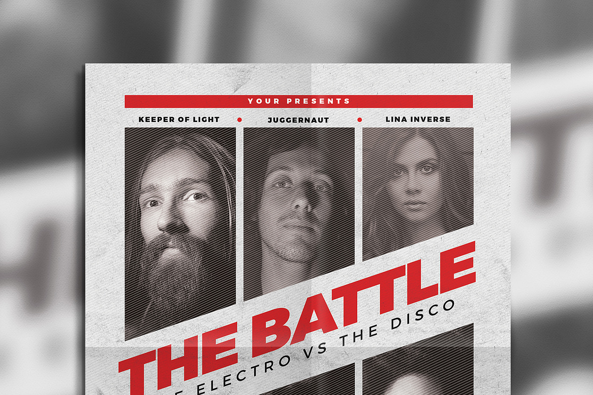 Music Battle Flyer, a Flyer Template by Guuver (Photo 4 of 5)