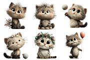 Cute Watercolor Cat PNG Clipart, an Animal Illustration by Daily.Designs (Thumbnail 4 of 4)