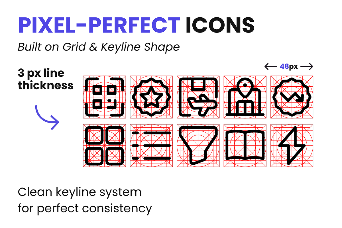 120 Modern E-commerce Shopping Icons, an Outline Icon by Icons Drop (Photo 4 of 6)