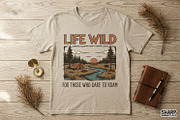 Life Wild For Those Who Dare To, an Illustration by SharpMarketplace (Thumbnail 2 of 4)