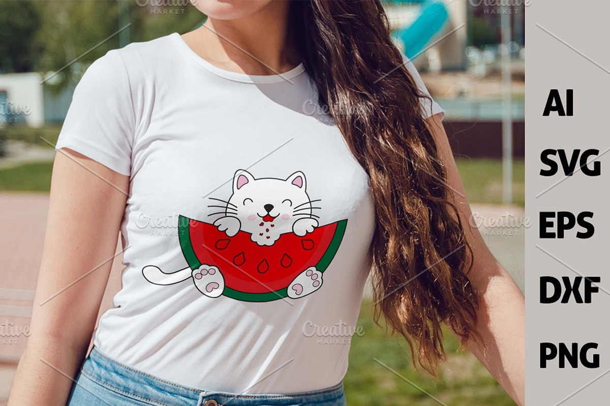 Kawaii Summer cats Beach party SVG, an Animal Illustration by ARTify Illustrations (Photo 3 of 11)
