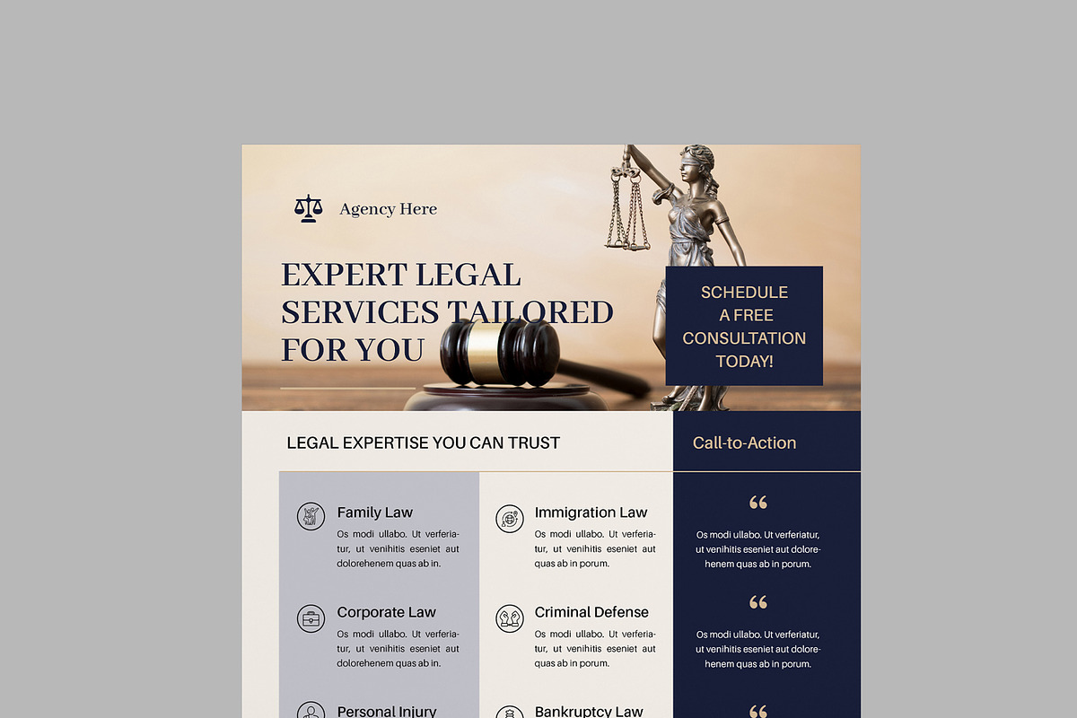 Legal Services Flyer, a Flyer Template by MightyDesign (Photo 4 of 8)