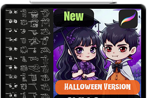 Procreate Halloween Chibi Creator