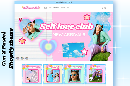 Gen Z Danish Pastel Shopify Theme, a Shopify Template by PLANETSEL