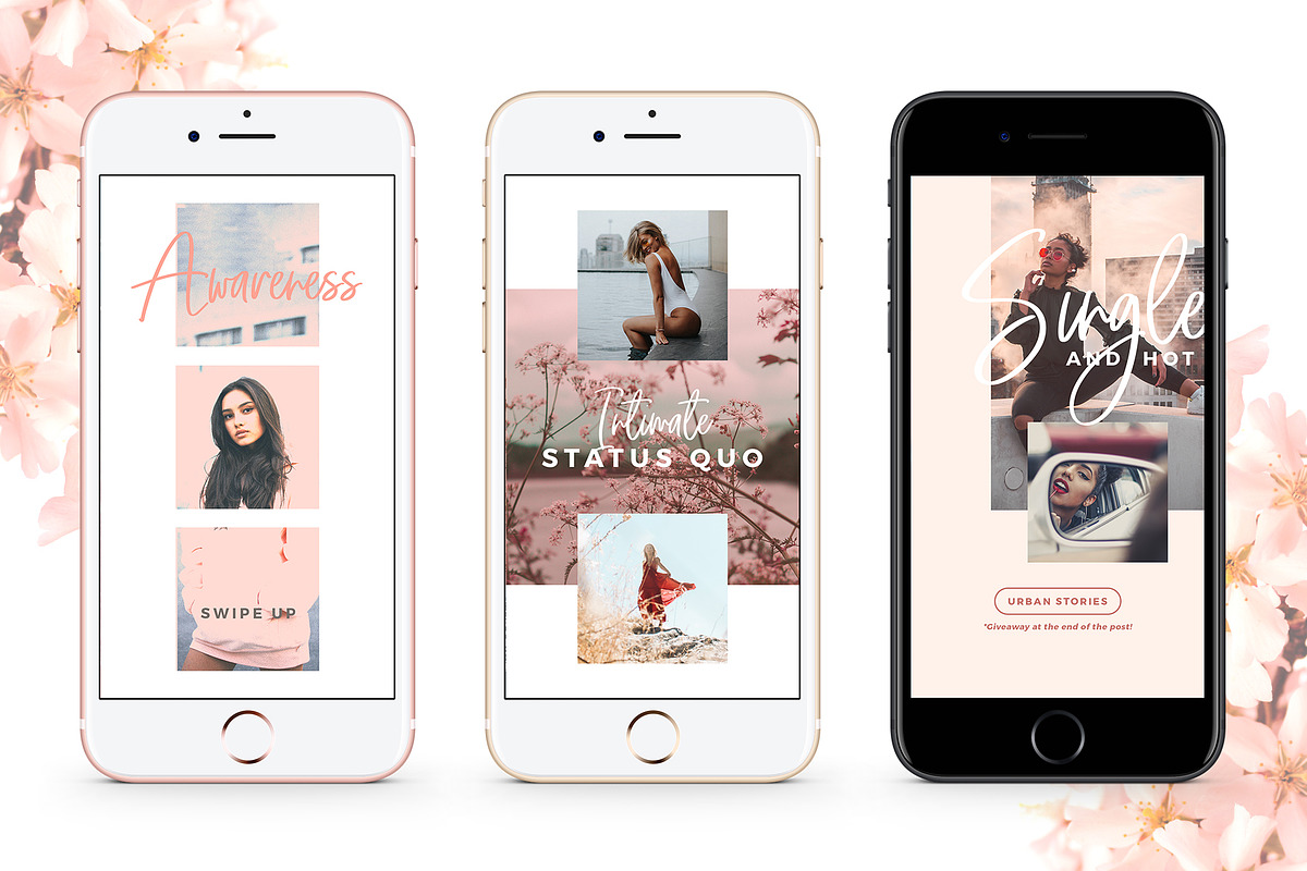SALE 2in1 Blush Emotions Edition, a Social Media Template by The Wedding Shop (Photo 8 of 14)