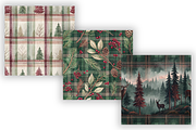 Elegant Plaid Cozy Pattern Bundle, a Pattern Graphic by FloridPrintables (Thumbnail 3 of 8)