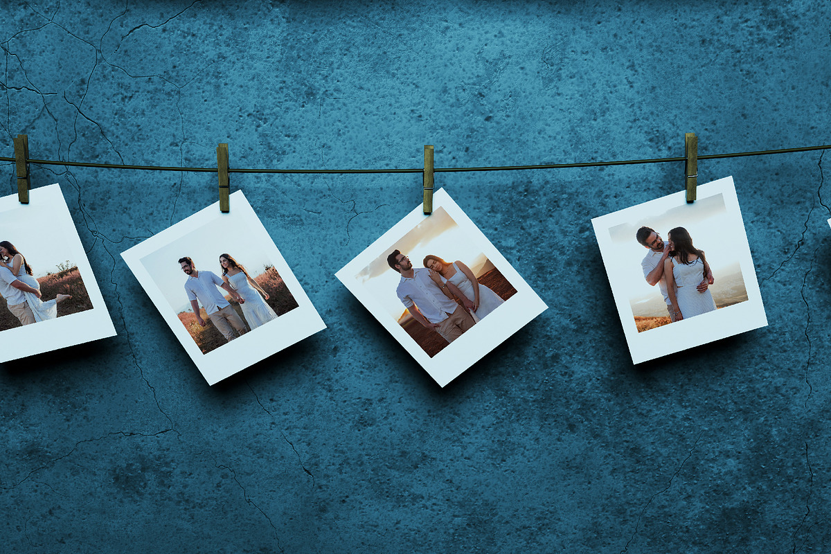 Gallery Photo Hanger Garland Mockup, an Advertising Mockup by herutage (Photo 5 of 6)