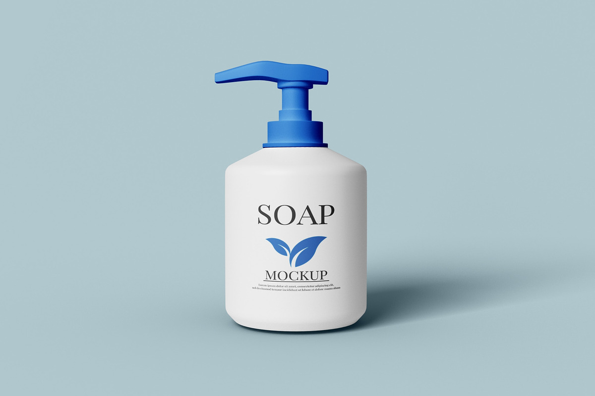 3 Soap bottle Mockup Sets, a Cups & Container Mockup by LOGTURNAL (Photo 4 of 4)
