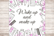 Cosmetics and Make Up Doodles, an Object Illustration by Artspace (Thumbnail 3 of 5)
