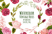 Vintage Roses, an Illustration by swiejko (Thumbnail 1 of 4)
