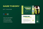 Gaze Theory - Gift Voucher, a Print Template by StreaksideStd (Thumbnail 1 of 3)