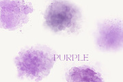 100 Watercolor Abstract Stains, a Texture Illustration by Jenteva Art (Thumbnail 7 of 17)