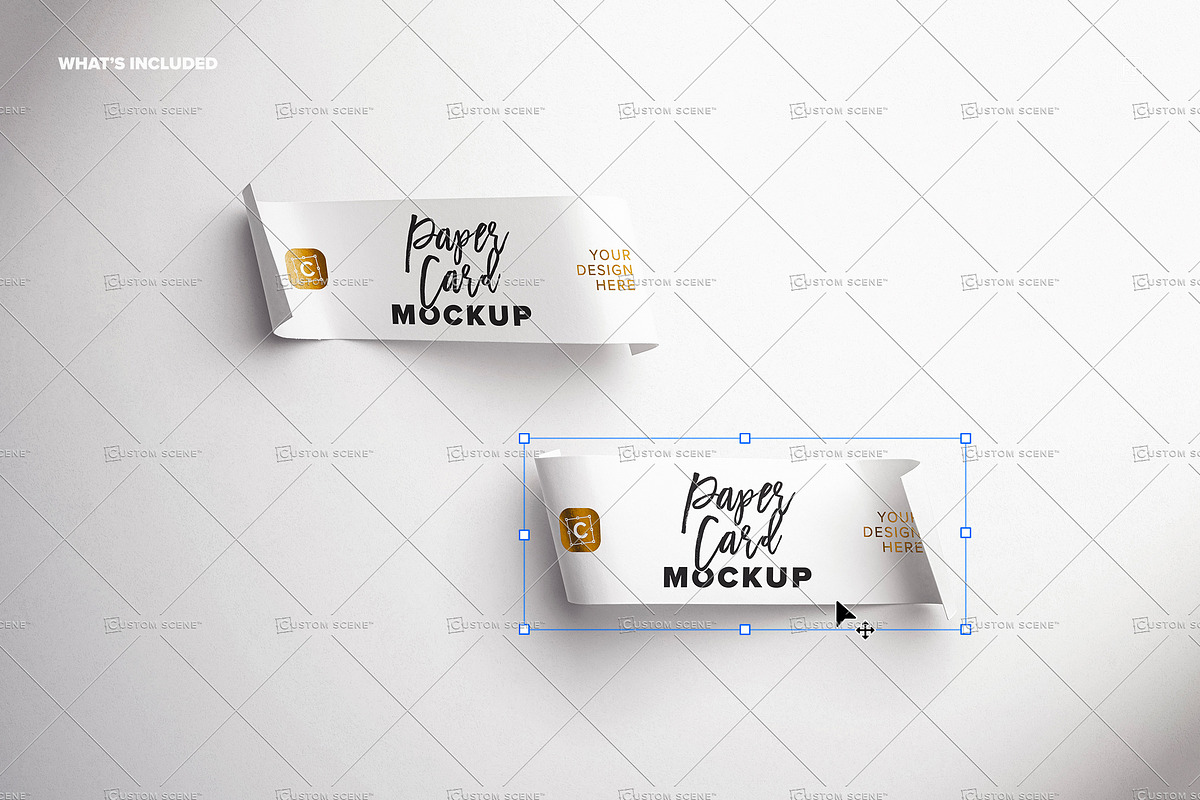 Curled Place Card Mockup, a Mockup by Custom Scene (Photo 9 of 9)