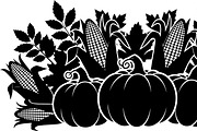 Thanksgiving Harvest Silhouette, an Illustration by Creativeshirt (Thumbnail 34 of 51)