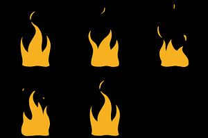 Sprite Sheets Fire Loop. Ready for