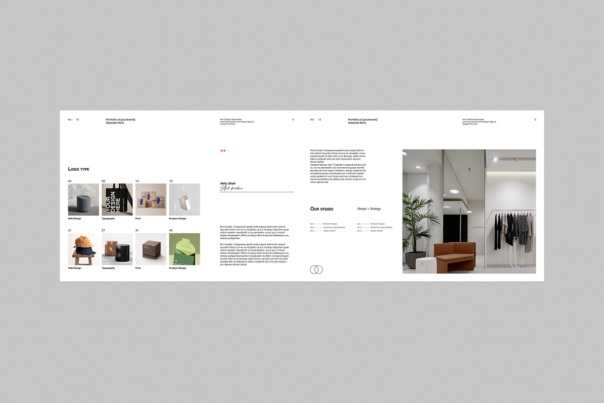 Portfolio Template, a Brochure Template by S A N D Y (Photo 8 of 10)