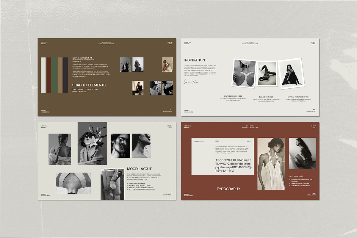 Mood Board Presentation Template, a Presentation Template by Graphpexel (Photo 4 of 8)