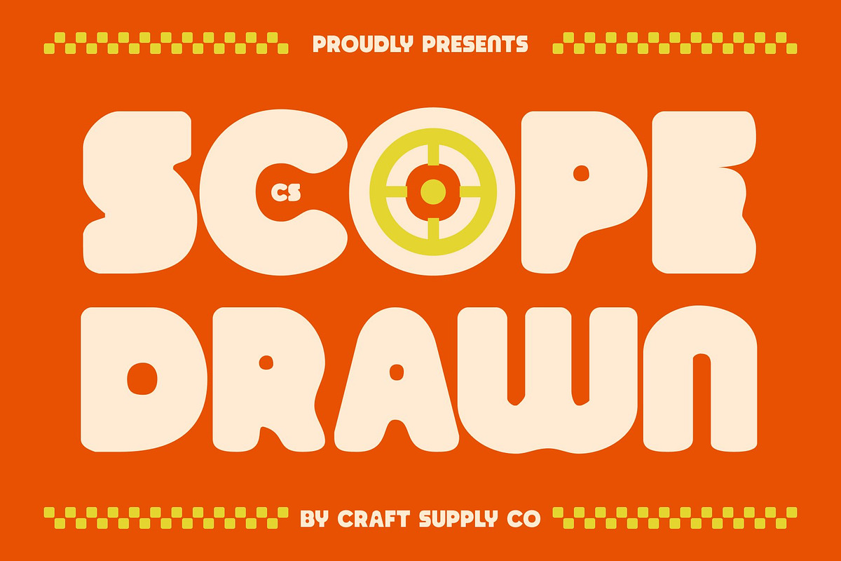 CS Scope Drawn, a Sans Serif Font by Craft Supply Co. (Photo 1 of 8)