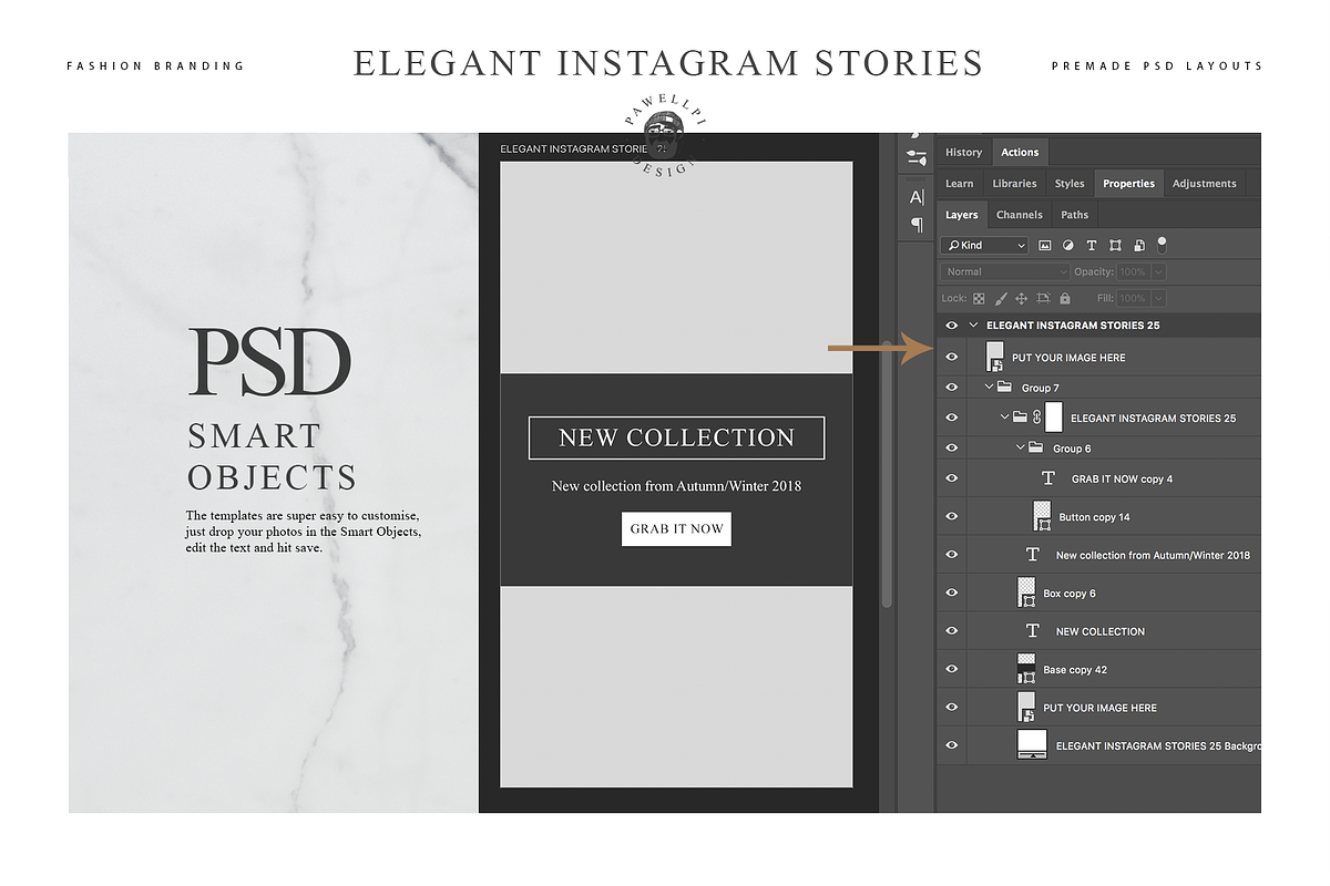 ELEGANT INSTAGRAM STORIES, a Social Media Template by pawellpi (Photo 25 of 26)