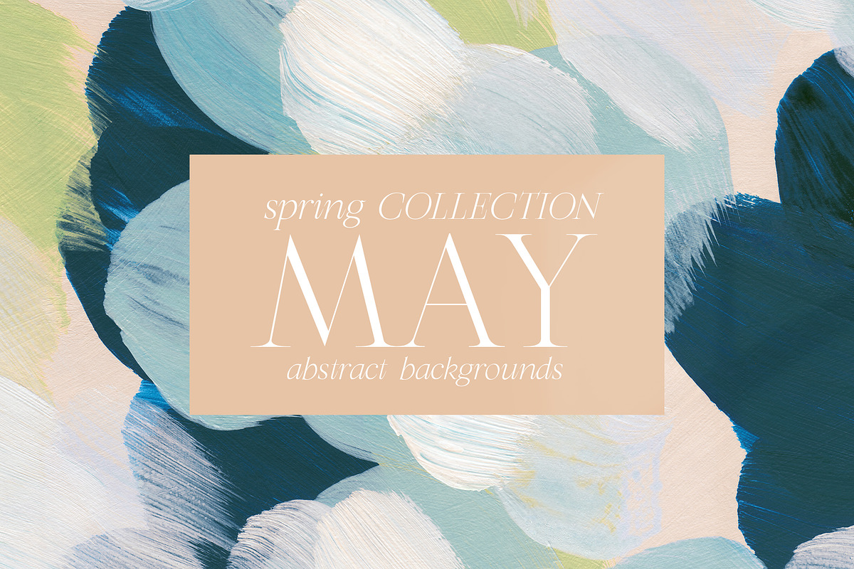 BUNDLE Abstract Painted Backgrounds, a Texture Graphic by Basia Stryjecka (Photo 57 of 59)