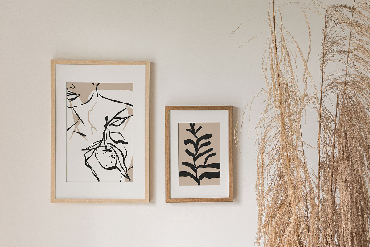 Feminine abstract poster gallery, a Person Illustration by Anastasy_helter (Photo 12 of 32)