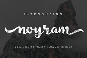 Noyram - Brush Script Fonts