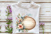 Summer Empty Sign & Wildflowers Clip, an Illustration by Rose Art (Thumbnail 3 of 6)