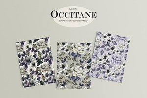 Occitane, Botanical Seamless Pattern