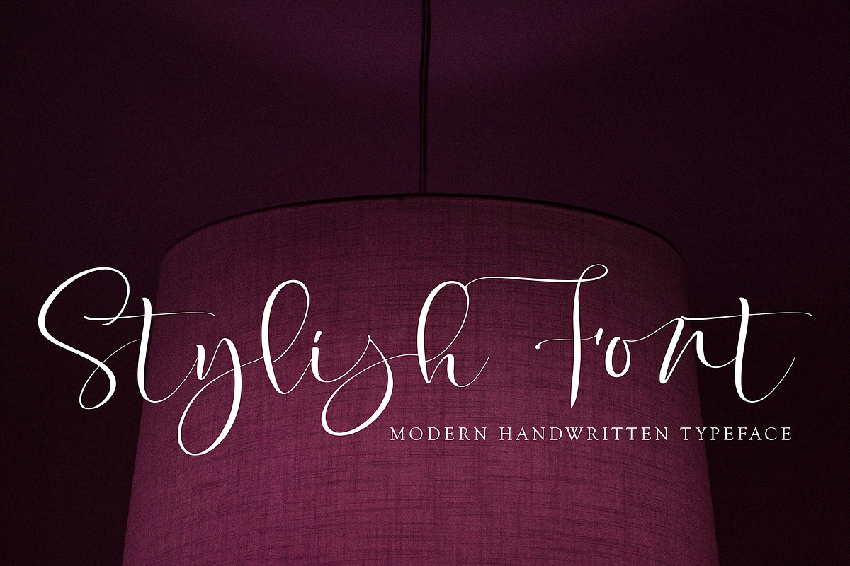 Ghanila, a Script Font by pineungtype (Photo 3 of 11)