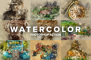Watercolor Photoshop Action