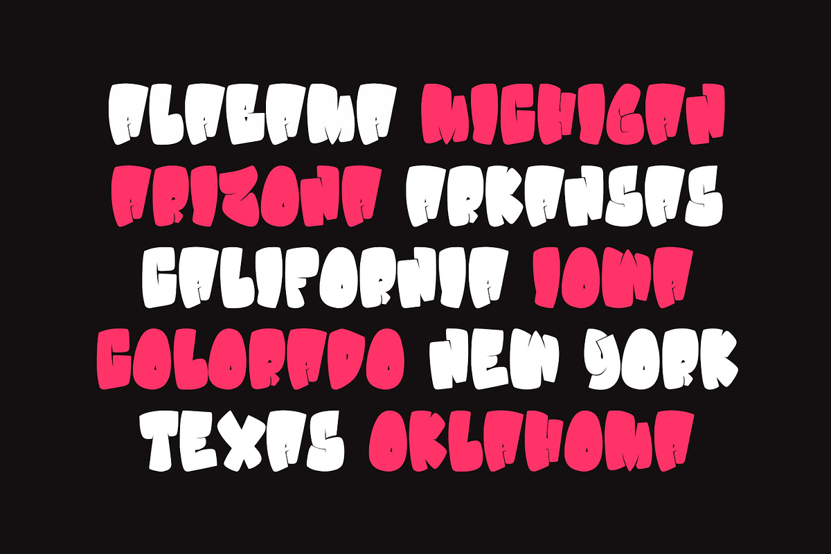 Zylupoth Graffiti Funky Display Font, a Handwritten Font by Maulana Creative (Photo 2 of 7)