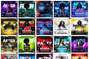 100 Party Flyers Bundle Canva 4x4, a Flyer Template by FLYERHIVE (Thumbnail 6 of 7)
