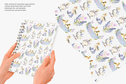 adorable baby duck seamless pattern, a Pattern Graphic by Pink Studio Art (Thumbnail 3 of 4)