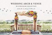 Wedding Arch & Venue, an Object Illustration by Yorda Studio (Thumbnail 1 of 9)
