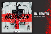 Halloween Party Flyer Template, a Flyer Template by Satgur Graphic Design (Thumbnail 1 of 3)