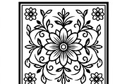 50 Elegant Floral Ornament Bundle, a Decorative Illustration by Amazin_art (Thumbnail 6 of 29)