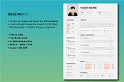 1 Pages Clean CV Template | MS Word, a Resume Template by Blue Digital Studio (Thumbnail 2 of 2)