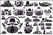 Thanksgiving Harvest Silhouette, an Illustration by Creativeshirt (Thumbnail 1 of 51)