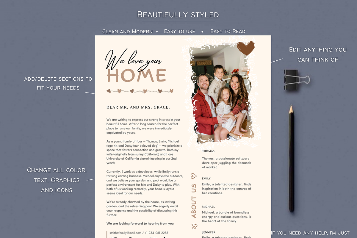 Home Offer Letter Template | Canva, a Resume Template by Climbwithelevator (Photo 2 of 5)
