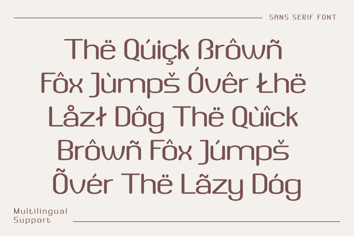 Unayra - Display Font, a Sans Serif Font by trabaskriya (Photo 3 of 8)