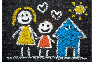 Vibrant depiction of a joyful family, an Arts & Entertainment Photo by ZinetroN