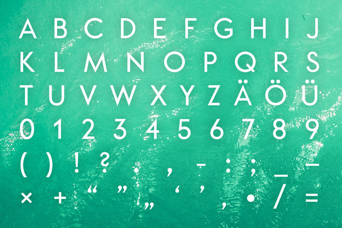 LORE - Geometric Capital Font preview 5