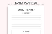 Daily Planner, a Stationery Template by M9 Design (Thumbnail 1 of 5)
