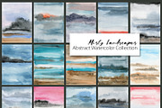 Misty Watercolor Landscapes, a Background Graphic by Marmoris.Arts (Thumbnail 18 of 18)