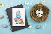 Easter Gnome Clipart, a Person Illustration by DekoArt (Thumbnail 3 of 4)