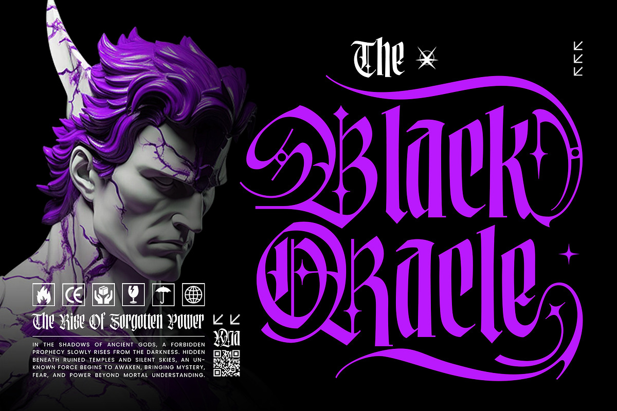 Marble Galaxy Typeface, a Blackletter Font by alit design (Photo 7 of 20)